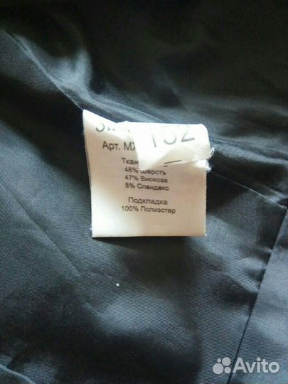 Пиджак для девочки рост 152