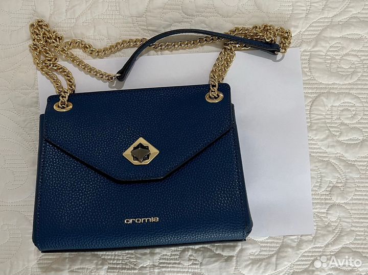 Сумка cromia новая, натуральная кожа