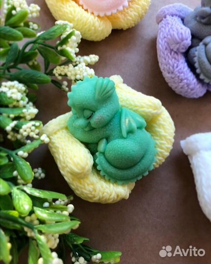 Мыло ручной работы дракон