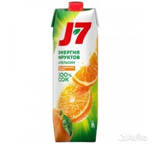 Сок J7 Апельсин 1л
