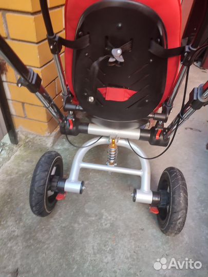 Велосипед коляска с ручкой складной