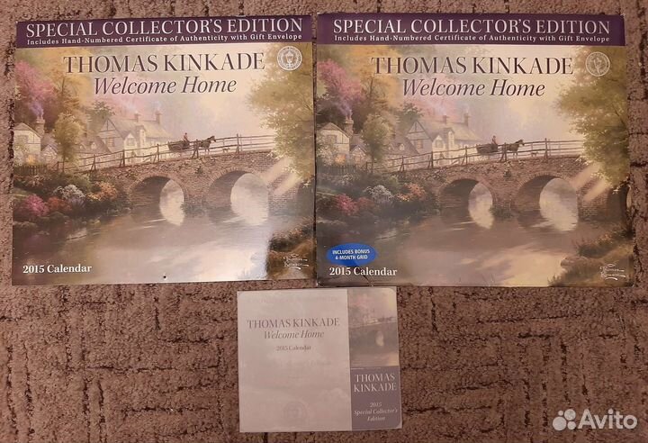 Календари с пейзажами (Thomas Kinkade и др.)