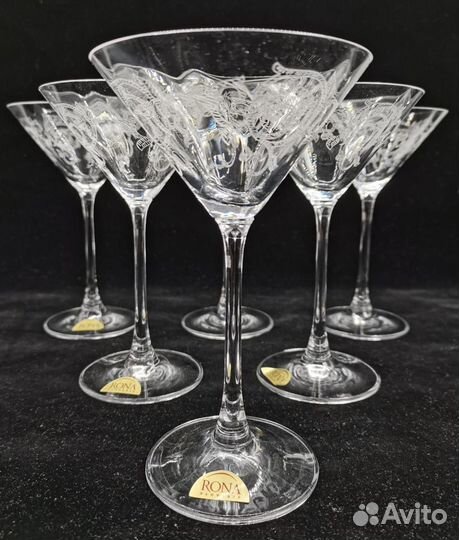 Набор бокалов для мартини 6 шт