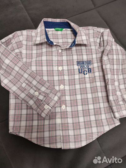 Рубашка Benetton для мальчикика р. 90