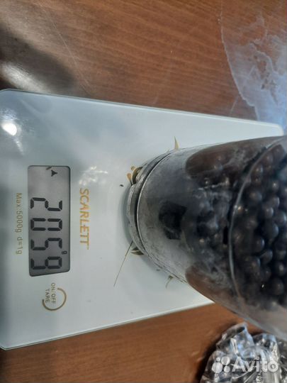 Картечь. 8мм. Катанная 2 кг. И не катанная 1.4 кг