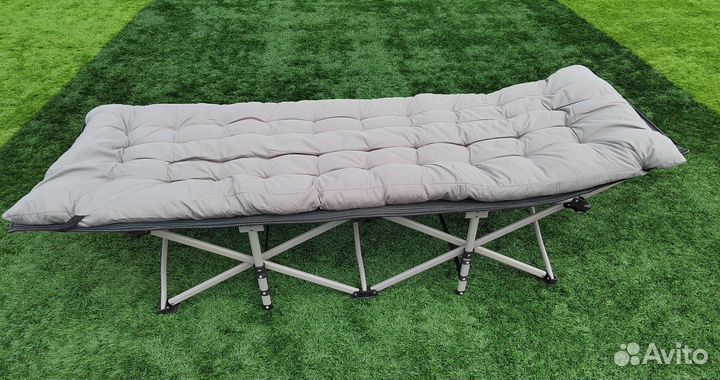Раскладушка с матрасом туристическая для рыбалки