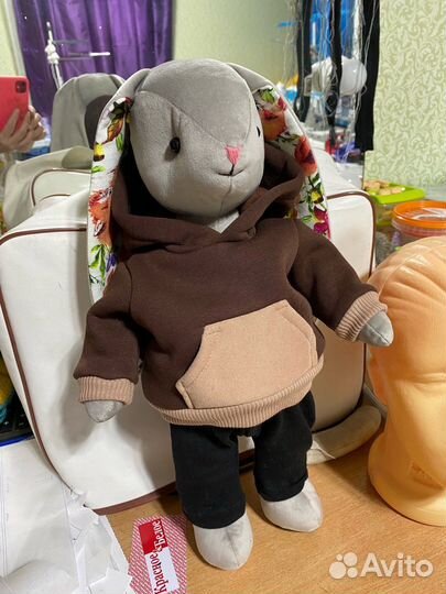 Игрушка зайчик ручной работы