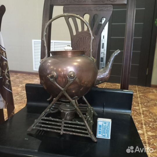 Бульотка чайник самовар медь
