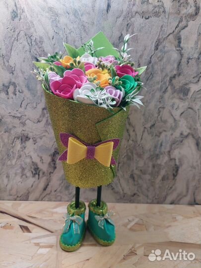 Букет на ножках, подарок