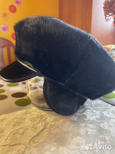 Меховая мужская кепка