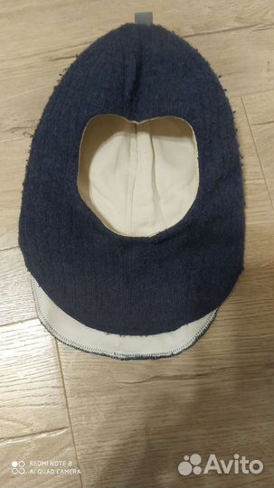 Шапка шлем для мальчика(зима; на возраст 4-5 лет)
