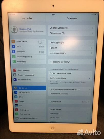 iPad air 1 64gb wifi+cell