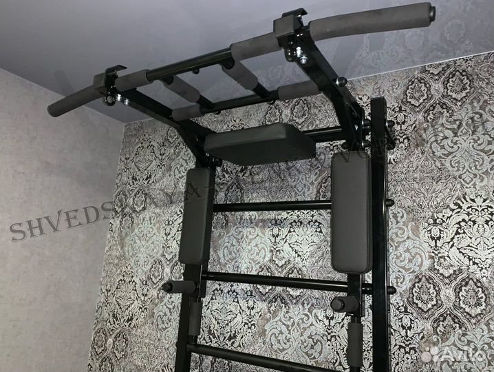 Шведская стенка + Турник 3в1 усиленный Power люкс