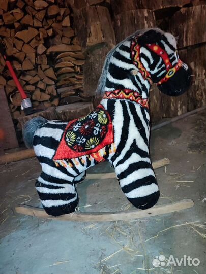 Игрушка Зебра - качалка