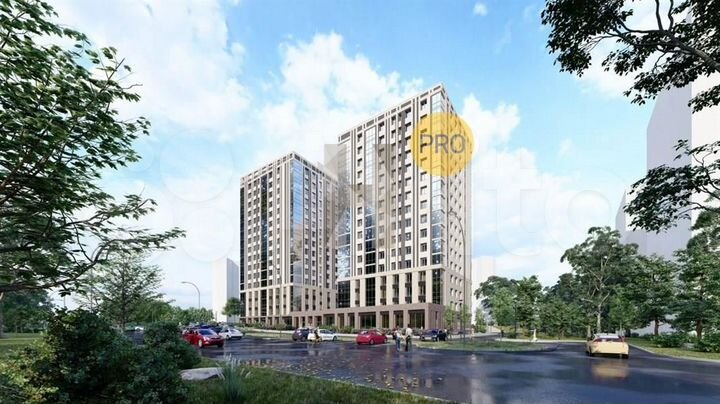 2-к. квартира, 70,8 м², 11/16 эт.