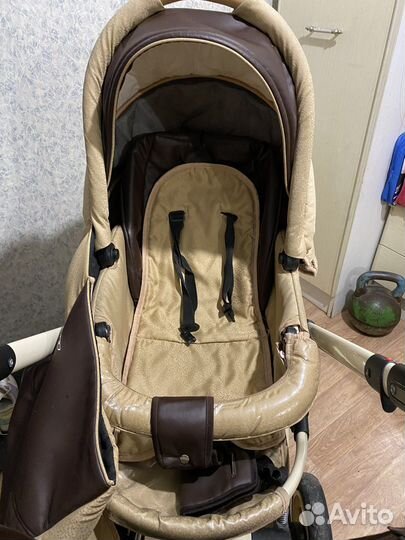 Коляска 2 в 1 эко кожа