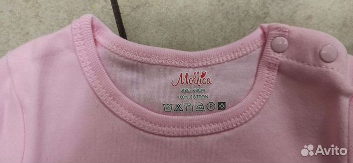 Боди для девочки 68