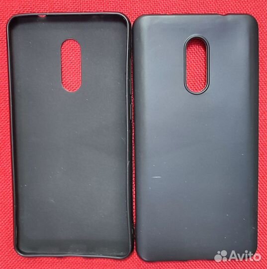 Чехол для Xiaomi Redmi Note 4X (силикон/черный)