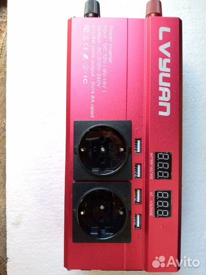 Инвертор 12 220 Преобразователь напряжения Lvuyan