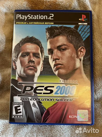 Игра ps2 PES 2008 лицензия