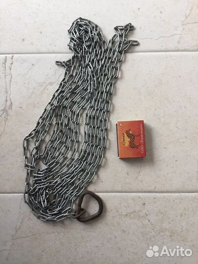 Поводок цепь 5 метров для собаки