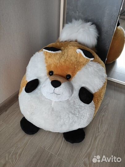 Игрушка пушистый хвостик лисичка 55 см