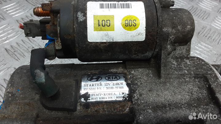 Стартер Hyundai Santa Fe