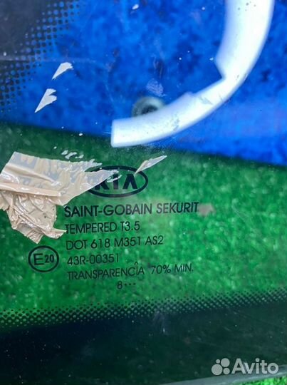 Форточка кузова Kia Ceed ED универсал D4FB 2009