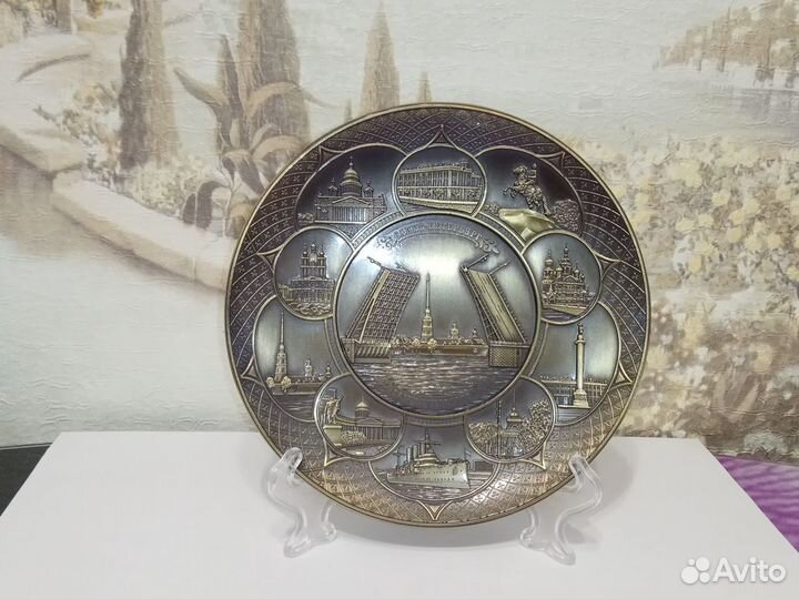 Тарелка декоративная Санкт-Петербург