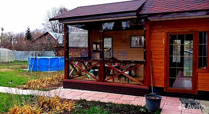 Жидкие окна для беседки – только доставка