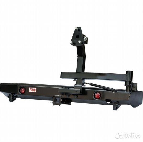 Бампер риф силовой задний ваз Нива с калиткой