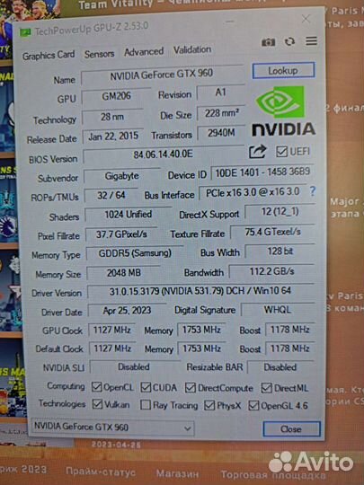 Видеокарта gtx 960