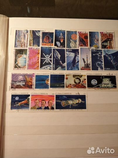 Почтовые марки космос