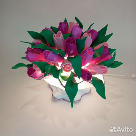 Букет светильник из изолона