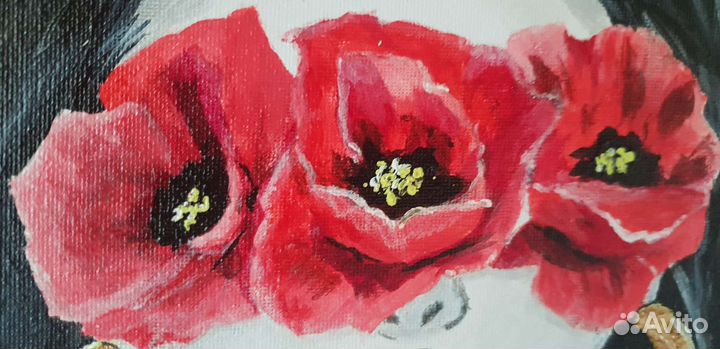 Картина акрил, холст