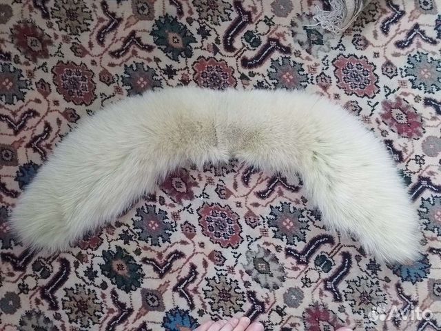 Меховой воротник песец