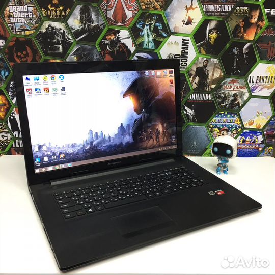 Lenovo 17.3 4х1800Mhz/RadeonR5m330.1Gb/6Gb/HDD500