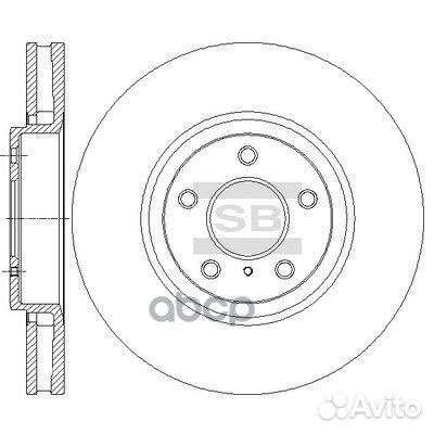 Тормозной диск SD4247 SD4247 Sangsin brake