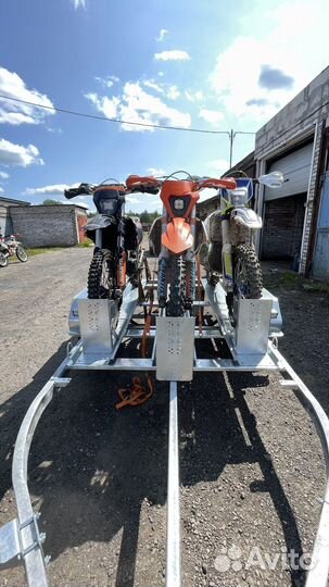 Мото прицеп для 3х мотоциклов