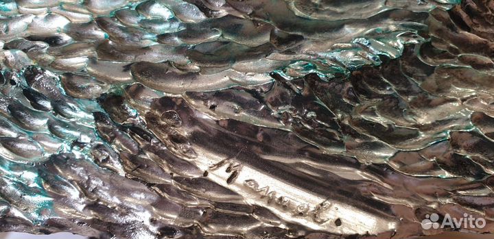 Картина 3D из серебра италия