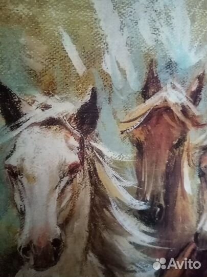 Картина лошадь