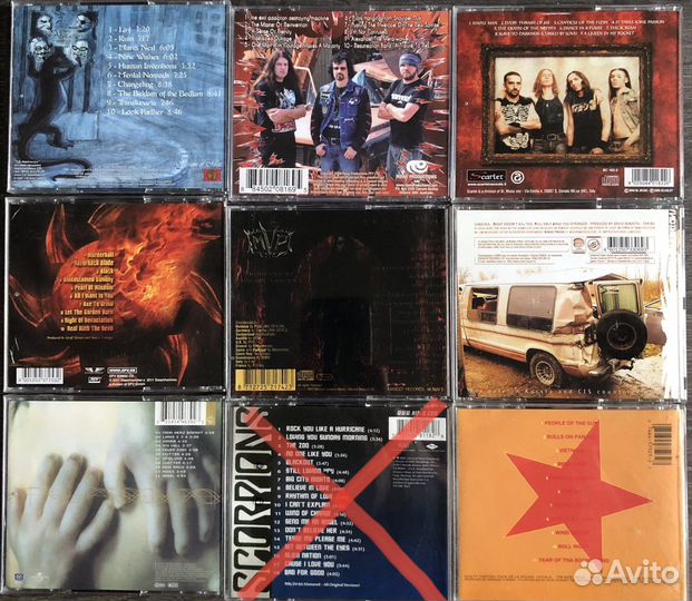 Cd диски : rock, alternative, metal