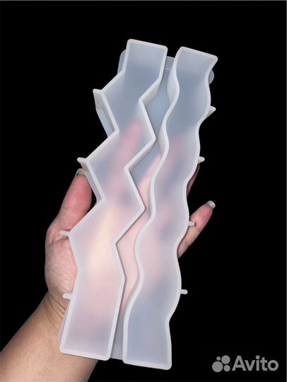 Силиконовая форма для свечей двойная