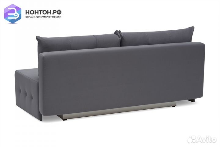 Диван еврокнижка Сити темно-серый