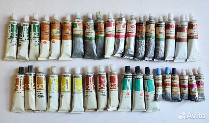 Художественные масляные краски СССР