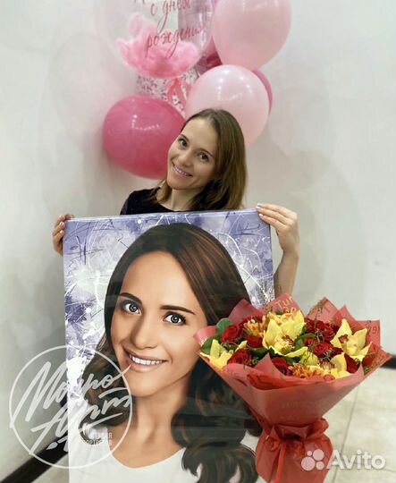 Портрет и картина на холсте по фото на заказ