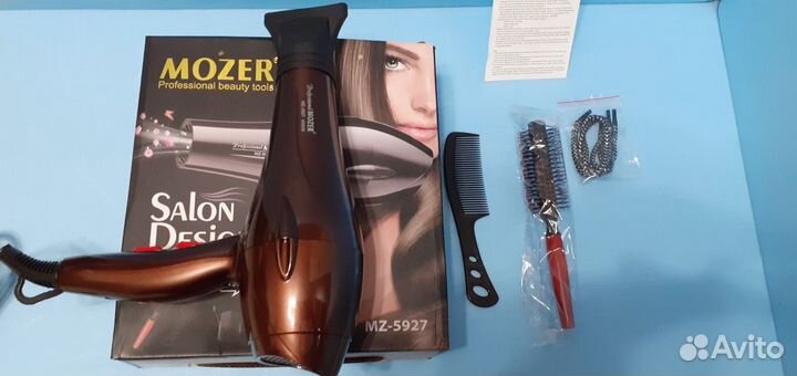 Фен для волос 3в1 Mozer Salon Design 3000вт