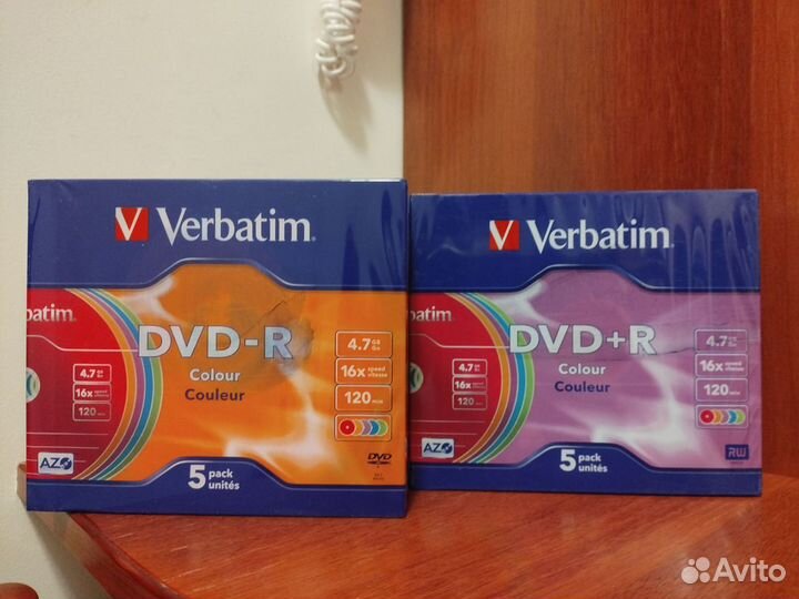 Диск DVD-R Verbatim 4.7Gb 16x 120 min