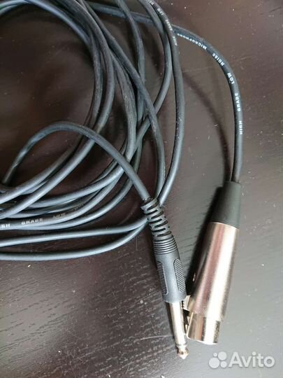 Микрофонный кабель jack-xlr 5,5м