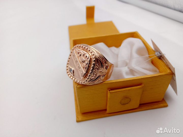 Крупные печатки, золото 585